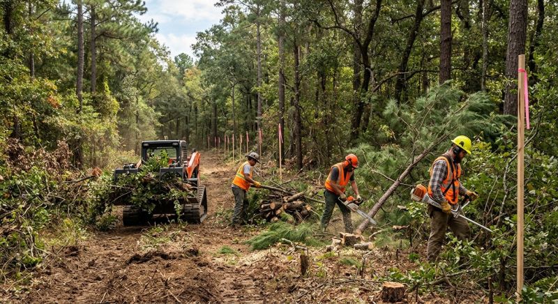 Bushes Clearing in Houston, TX